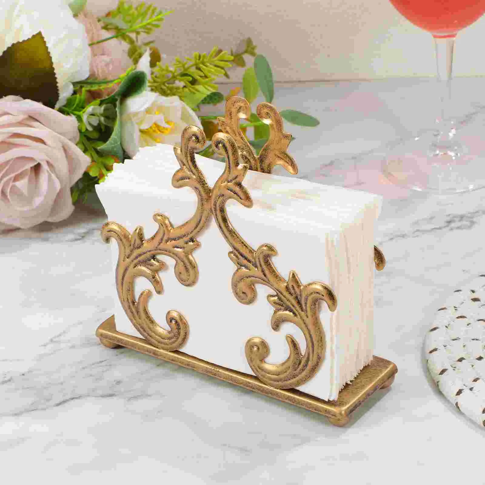 

Willow Branch Napkin Holder Decorative Farmhouse Vintage Guest for Bathroom Holds Christmas Metal