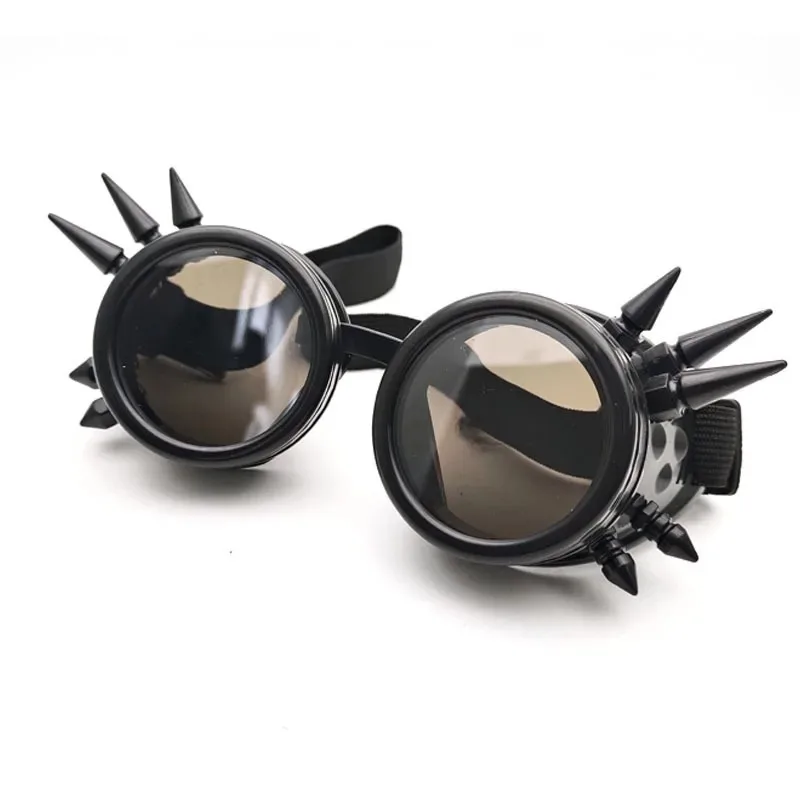 Vintage Steampunk Brille Heavy Metal Fahrerbrille Eclipse Linsen Erwachsene Gothic Stil Helme Cosplay Halloween Dekorationen – Detail 12
