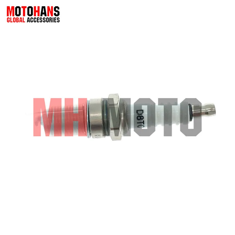 1PC/2PC D8TC (A6YC D8EA DP8EA) MOTORCYCLE SPARK PLUG FOR CG125 150 200 250 WY125 ZONGSHEN HAOJUE LONCIN AKT125 XL185 DR200