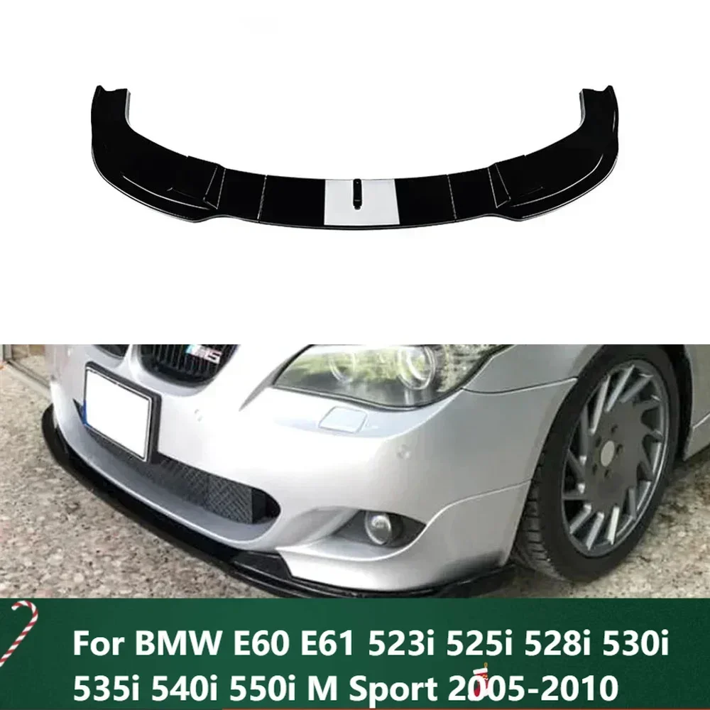 

New！For BMW E60 E61 523i 525i 528i 530i 535i 540i 550i M Sport 2005-2010 Tuning Car Front Bumper Splitter Lip Diffuser Spoiler G