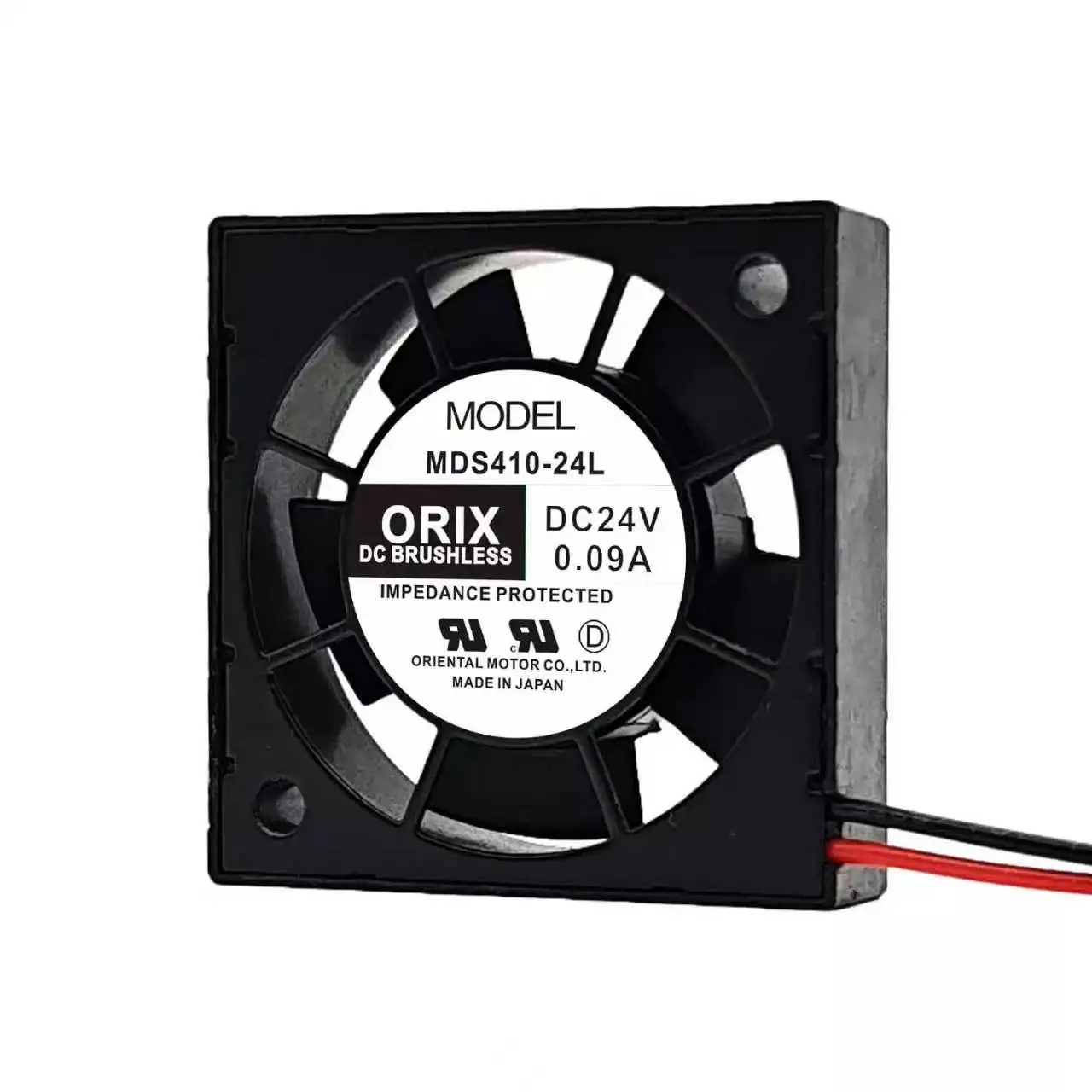 For ORIX MDS410-24L DC 24V 0.09A Oriental Motor 4010 40mm Server Industrial Axial Cooling Fan Made in Japan cURus