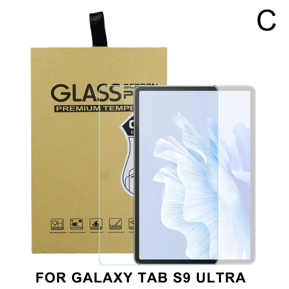 Protector de pantalla de vidrio templado transparente para tableta, película de cubierta completa para Samsung Galaxy Tab S9 Plus Ultra S9 + S9 FE S9fe 12,4 14,6 11