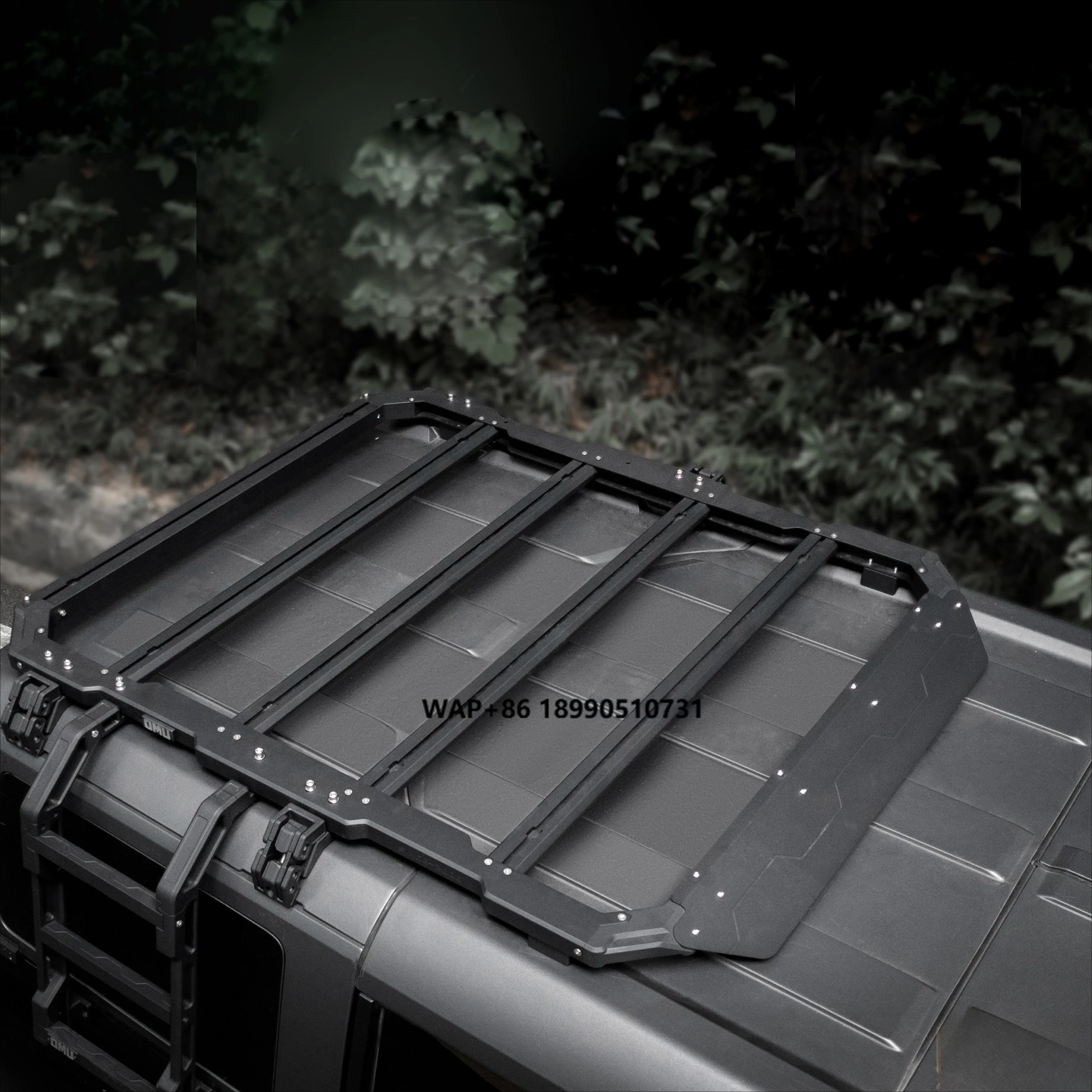 

OMU Genesis Aluminum Luggage Cargo Carrier for Bronco Aluminum Roof Rack with Cross Bar