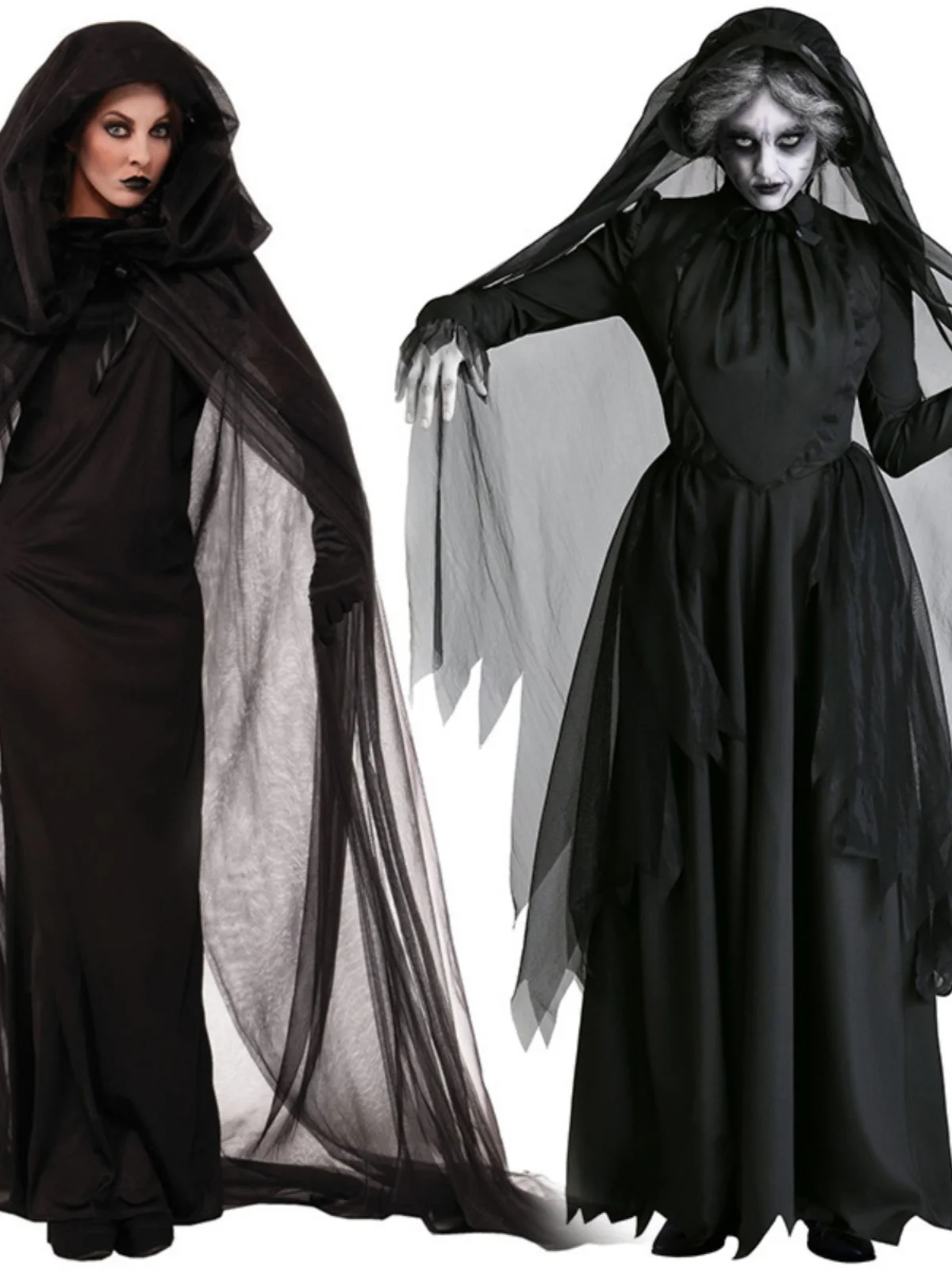 

Костюм на Хэллоуин 2023, игровой костюм невесты, халат ужаса, женская модная традиционная сценическая одежда