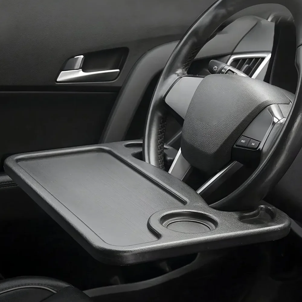 For Auto Interior Portable Car Mount Stand Table Universal Steering Wheel Laptop Tablet Holder Travel Accessories