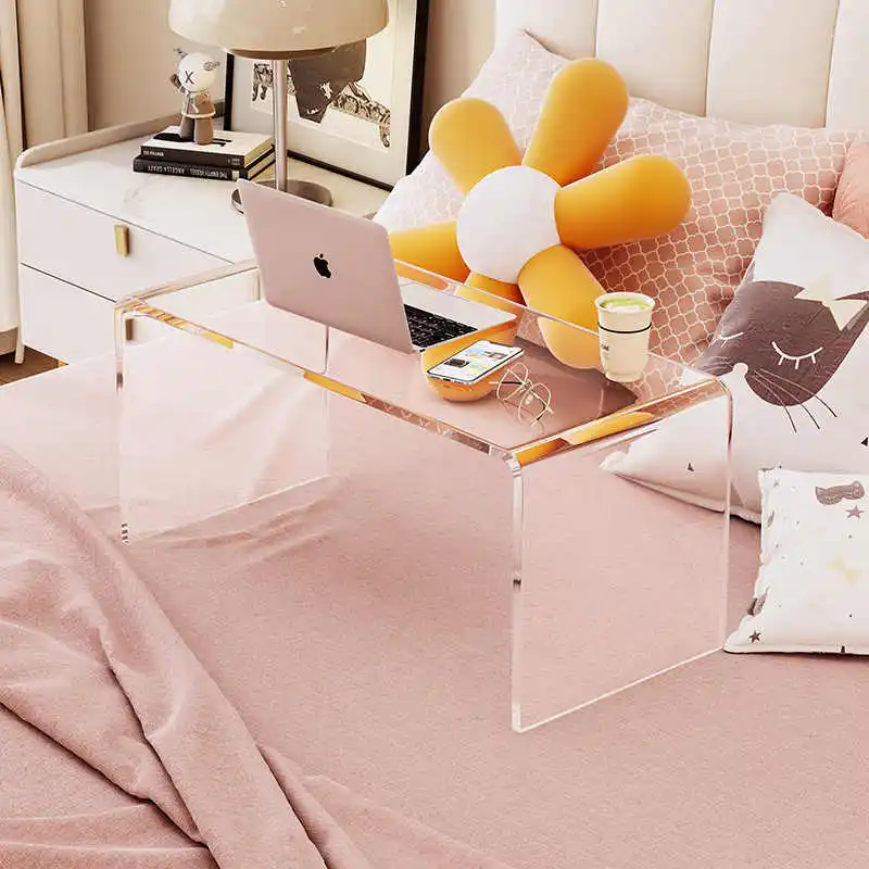 طاولة جانبية شفافة، أدراج مكتب أرضية على الطراز الياباني، أثاث عتبة النافذة متعدد الأغراض، حل توفير مساحة غرفة النوم