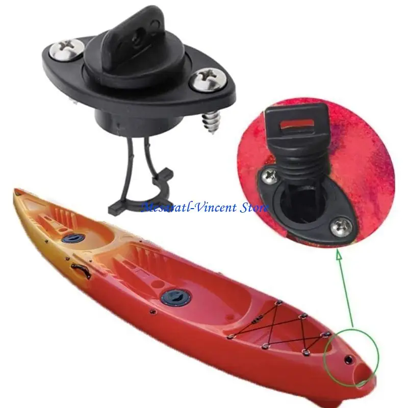 A70F Dinghy Hardware Marine Drainage Water Plug Bung Hole Stern Drain Plug Cover Yacht Boat Bilge Sewage Outlet Accessories
