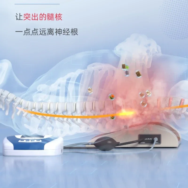 Waist belt traction device for pain relief, muscle strain, warmth retention, self heating, intervertebral disc herniation