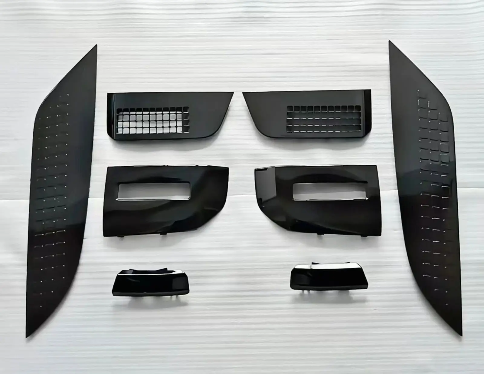 6PCS Front Side Hood Vent Lamp Trim Fits For Defender 90 110 130 Upgraded Version 2026 view 2