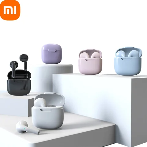 Xiaomi Trådlösa Bluetooth-hörlurar In-Ear 25 timmars speltid TWS med USB-C laddningsfodral Inbyggd brusreducerande mikrofon 10 best sales Xiaomi-kolv - №5