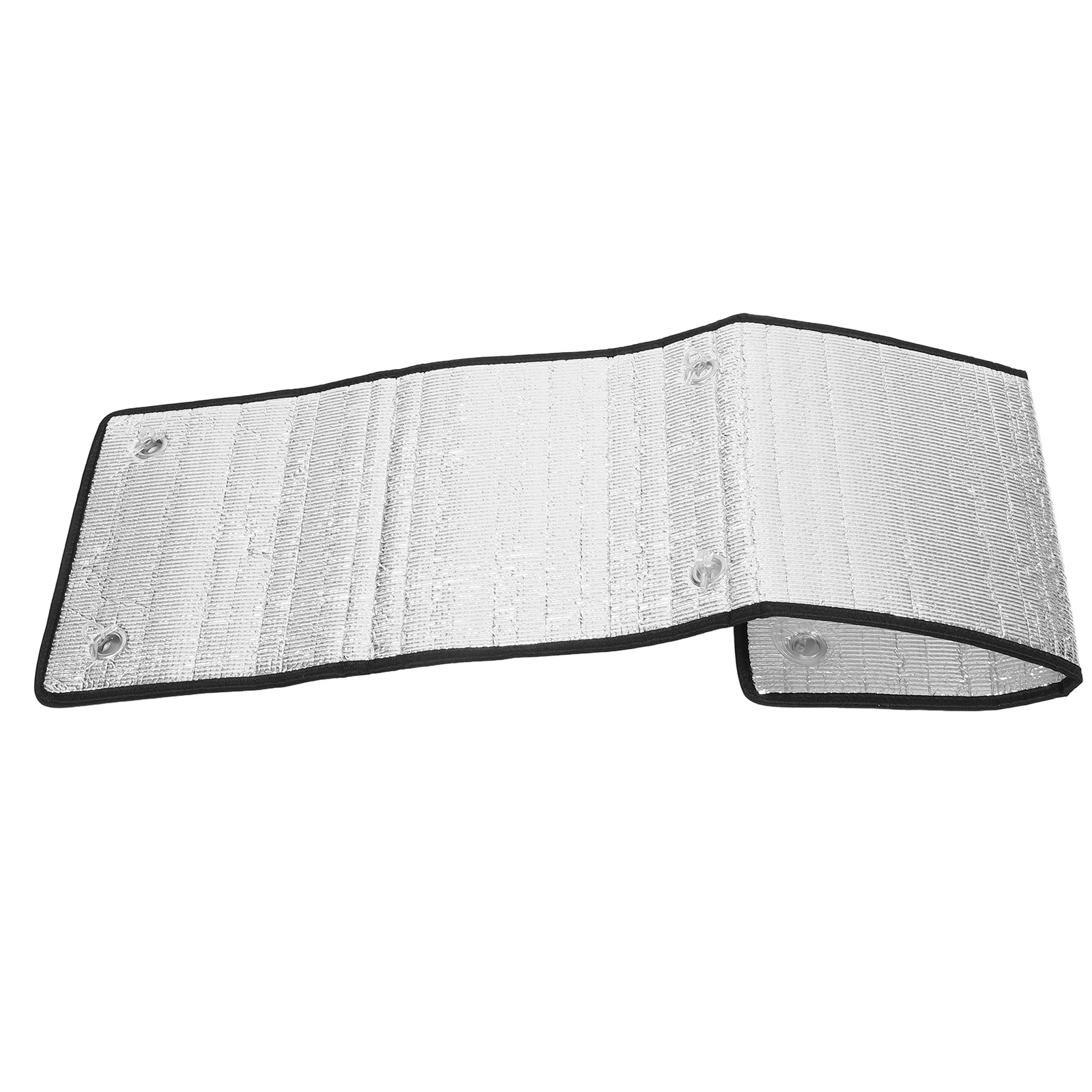 

2Pcs Aluminum Foil Insulation Film Dual-Sided Black Border Privacy Sun Blocker for Roof Windows Car Home Reflective Thermal