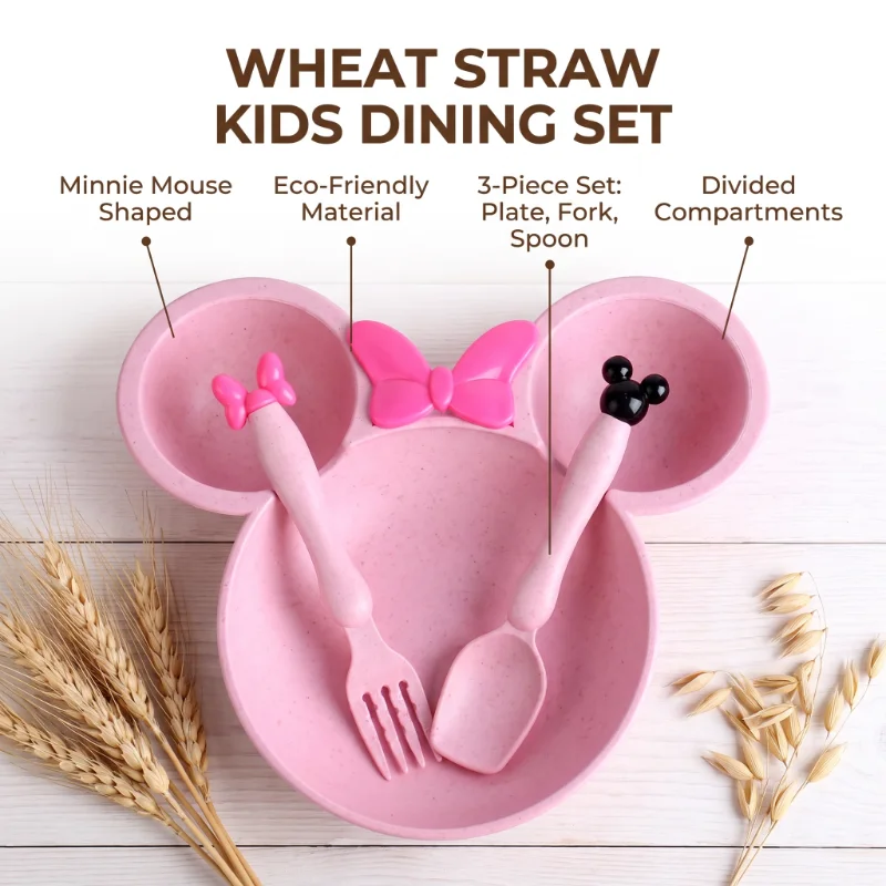 Minnie-Maus-Kinderteller-Set a – Baby Food Menu Bewertung und Preis