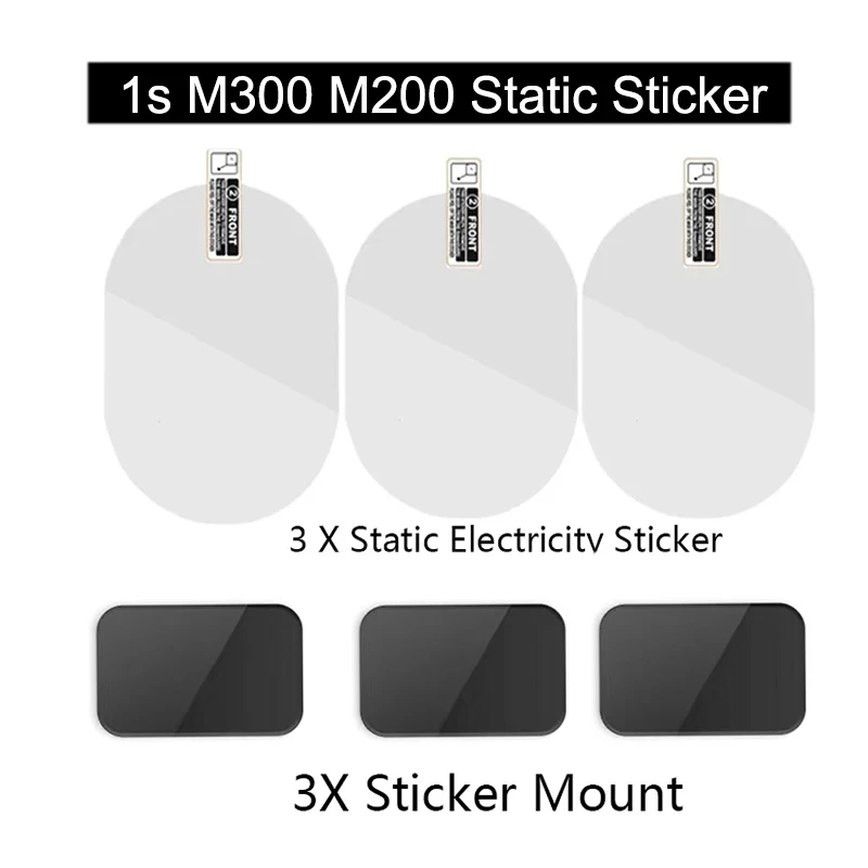 for 70mai Dash Cam 1S Static Sticker VHB Sticker Static Stickers  for 70mai  1S M300 M200 film holder 3PCS