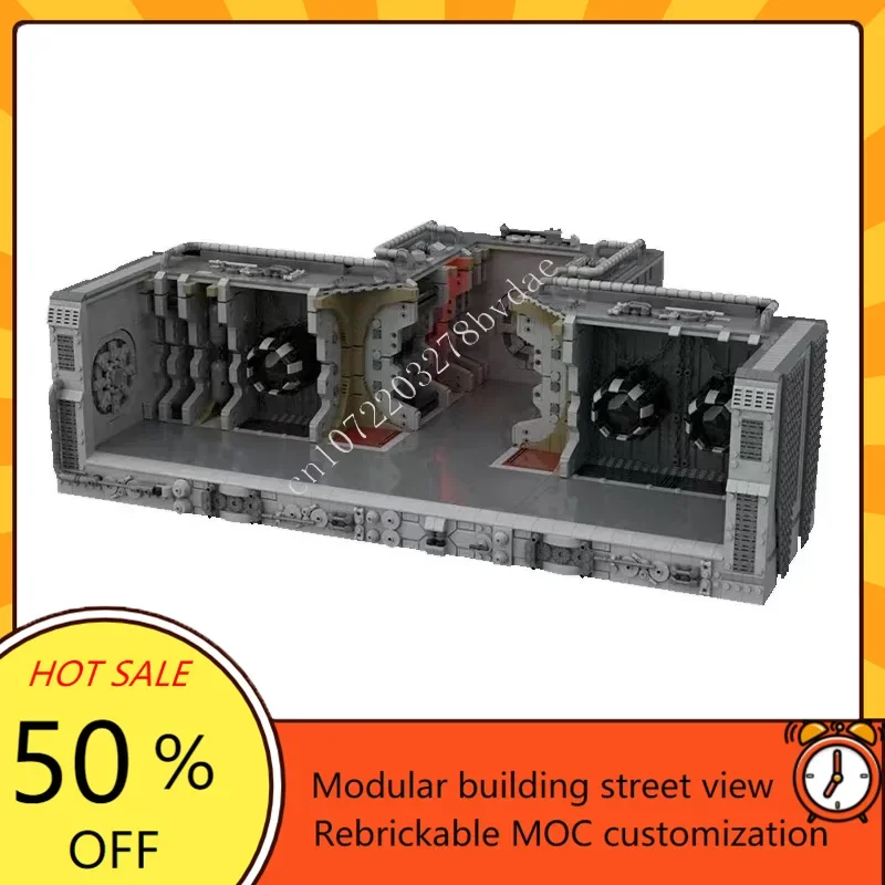 

4867 шт. Tantive IV обслуживание коридор космическая война военные MOC космический корабль боевая модель на заказ пазлы DIY образование сборка игрушка в подарок