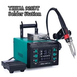 YIHUA 928DT High Power Soldering Machine PID Constant Temperature Soldering Station Industrial Grade Electric Soldering Iron