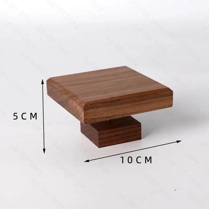Jewelry Decorative Shelves Display Stands Black Walnut  Jewelry Ladder Display Shelf Earrings Ring Tray  Props Home Decor