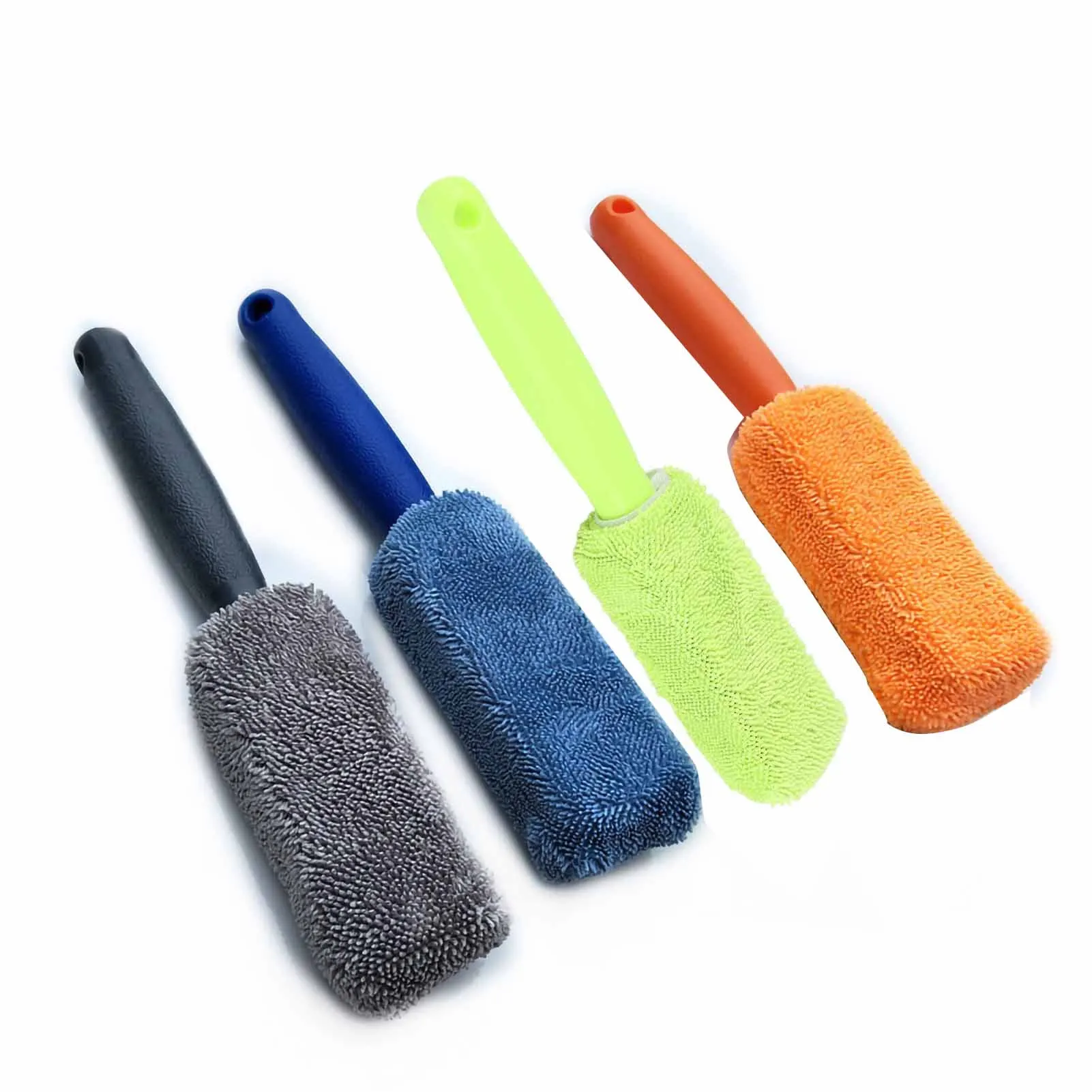 Car Wheel Cleaning Brush Car Wheel Cleaning Brush Microfiber Long Handle Soft Reusable Tire Rim Clean Tool for Cars Wash Shop