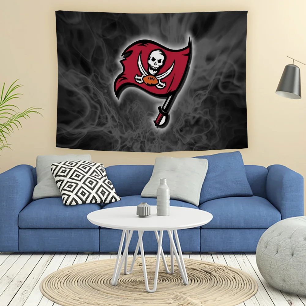 Decoration Wall Hanging TampaS Bay BuccaneerS Decoration for Bed Room Decor Teen Girl Home Garden Flag Tapestry Mf Doom Therian