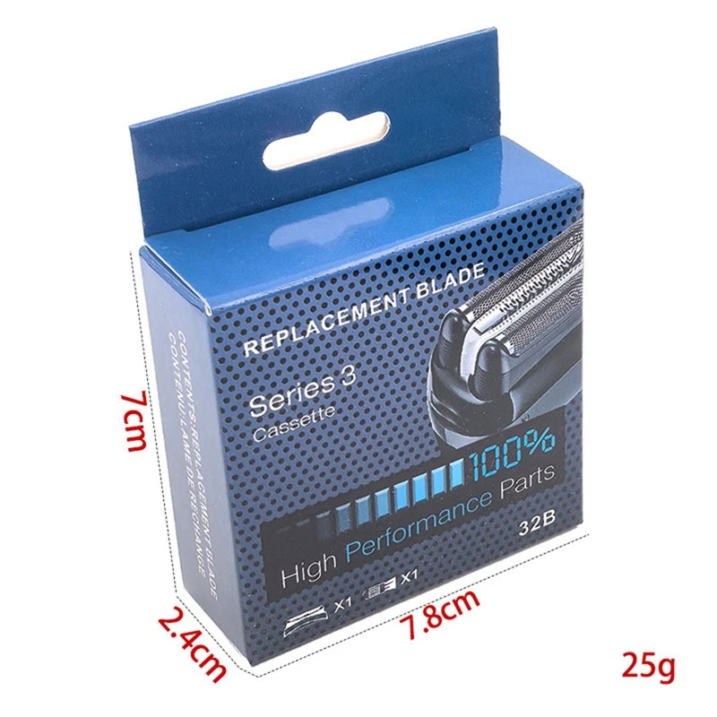 TAIGH-32B 면도기 헤드 교체 브라운 시리즈 3 301S 310S 320S 330S 340S 360S 380S 3000S 3020S 3040S 3080S