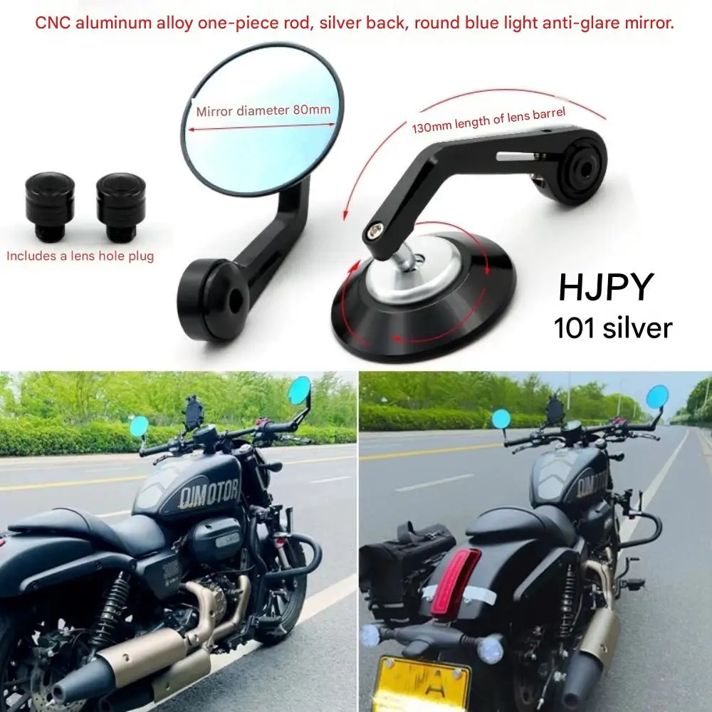 Folding rearview mirror for QJMOTOR SRV350, modified reversing handlebar mirror, side handlebar mirror, flash350. SRV350