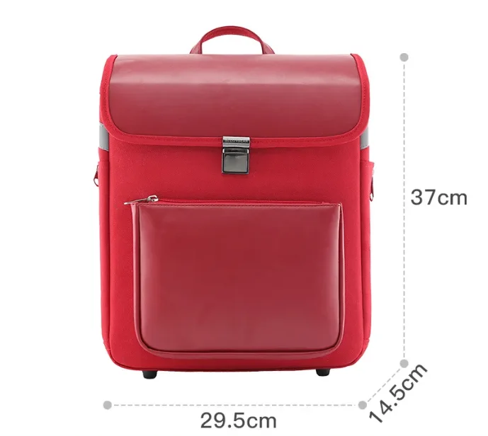 Kids PU Leather Japan Style School Backpack Suspension Japanese Children Satchel Primary School Backpack Bag for boys and girls