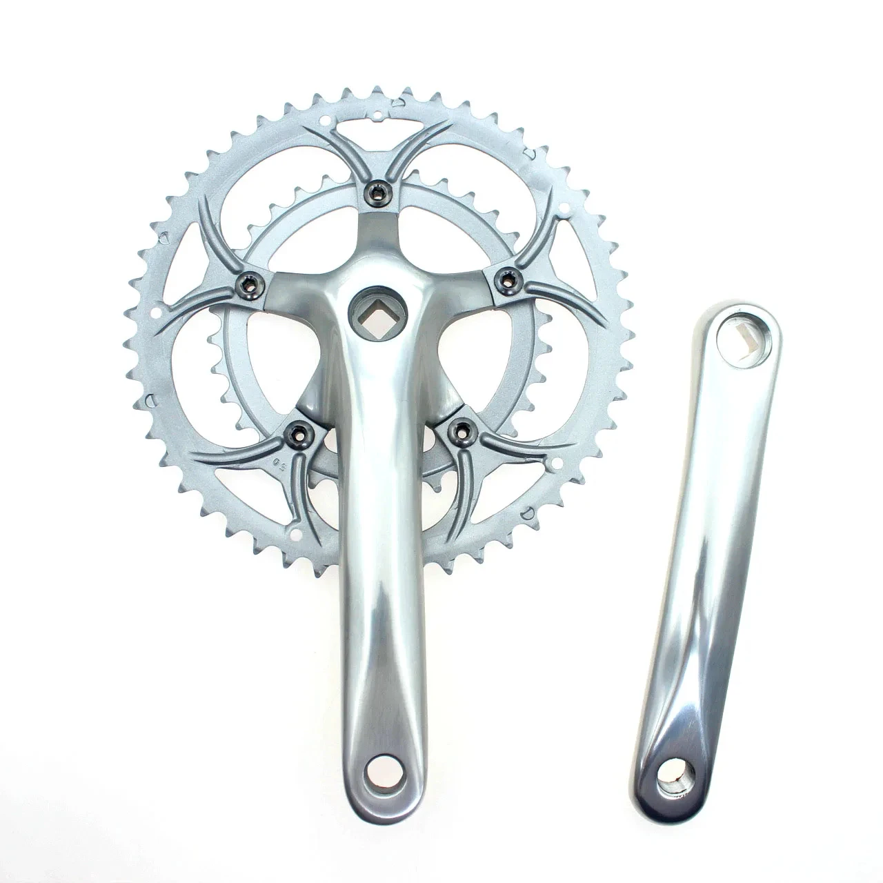 8/9 Speed 50/34T Road Bike Crankset BCD 110mm Diamond Hole Double Sprockets Bicycle Cranks Parts Chainwheel Bike Accessories