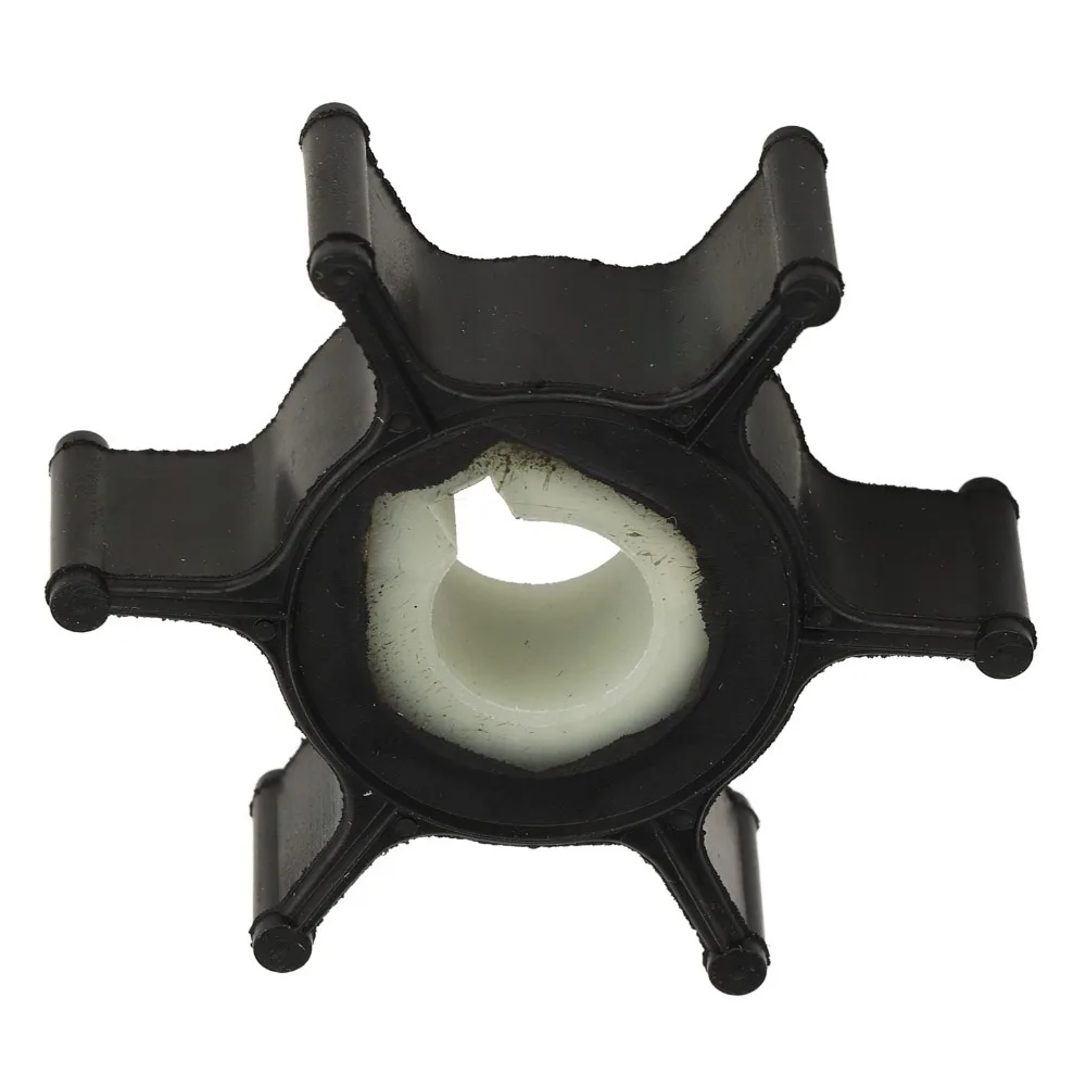Stable Performance 6 Fin Water Pump Impeller Rubber Shock Proof Marine Impeller Outboard Impeller Outboard Motor
