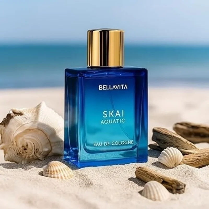 

BellaVita Luxury Skai Aquatic Unisex Perfume | Long-Lasting EDC | Woody Citrus Fragrance with Bergamot, Lavender & Patchouli