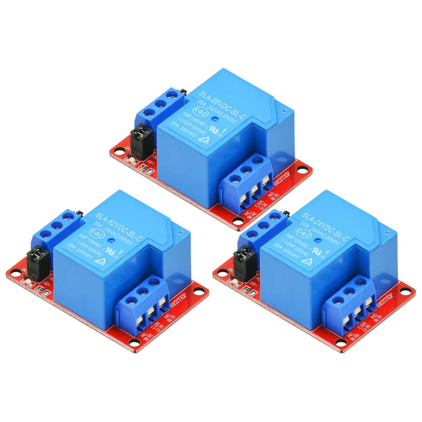5V 12V 24V 30A High Low Level Trigger 1 Channel Relay Module with Optocoupler Isolation Board Module For Arduino PIC AVR DSP ARM