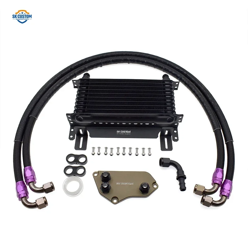 

Для BMW 3 серии F10 F20 F30 E90 10-рядный алюминий N20 N26 N51 N52 N53 Комплект охлаждающей жидкости моторного масла Комплект охлаждающего радиатора
