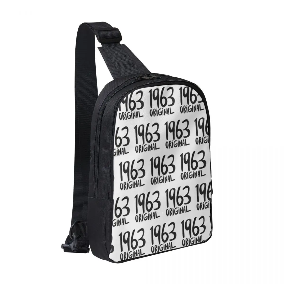 

1963 Original Born In 1963 Birth Year 1963 Chest Bag Men Sling Crossbody Backpack Chest Bag Hiking Daypack Shoulder Bag