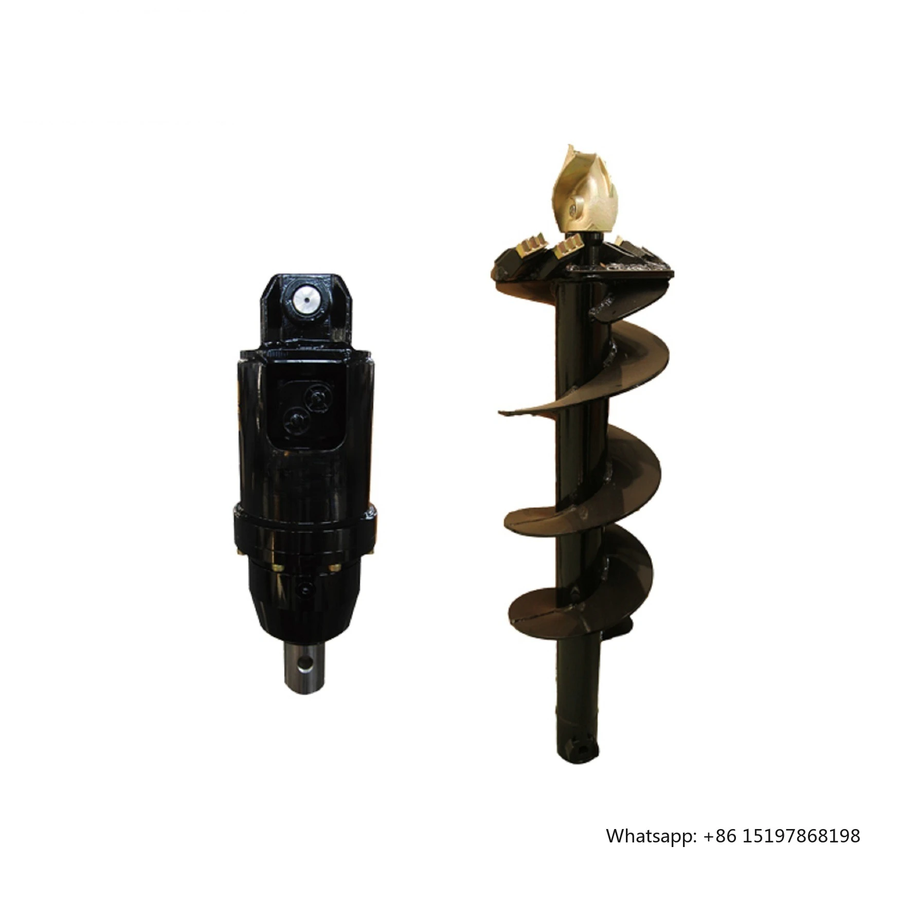 High-Torque Mini Skid Steer Auger Drive Core Motor Part for 1-2.5T Post Hole Digging Construction Machinery Parts