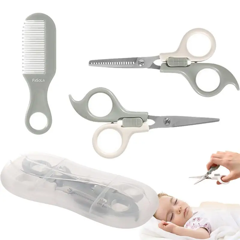 Baby Hairdressing Scissors Set Professional Child Haircutting Scissors Tooth / Flat Scissors Comb set Thinning Scissors