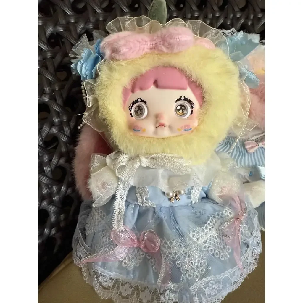 Para muñeca de 20cm/muñeca de algodón Nommi lindo y dulce vestido de Lolita ropa de repuesto falda pequeña para muñeca de tela