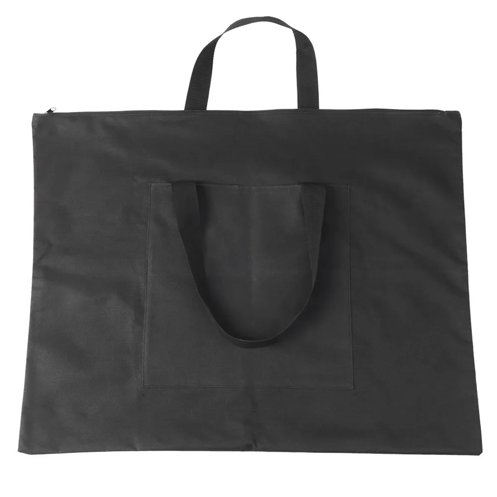 

A2 Oxford Canvas Art Portfolio Bag Waterproof 21.3 x 26.4inch Painting Board Storage Bag Zipper Closure Art Document Bag