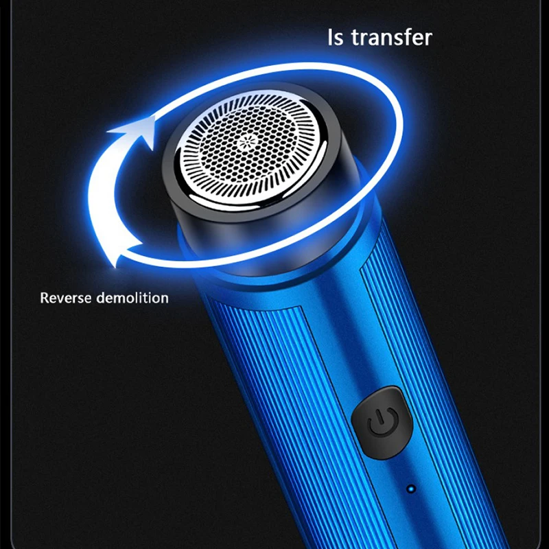 Mini Afeitadora eléctrica para hombres, maquinilla de afeitar automática, maquinilla de afeitar recargable para coche, cuchillo de barba portátil,