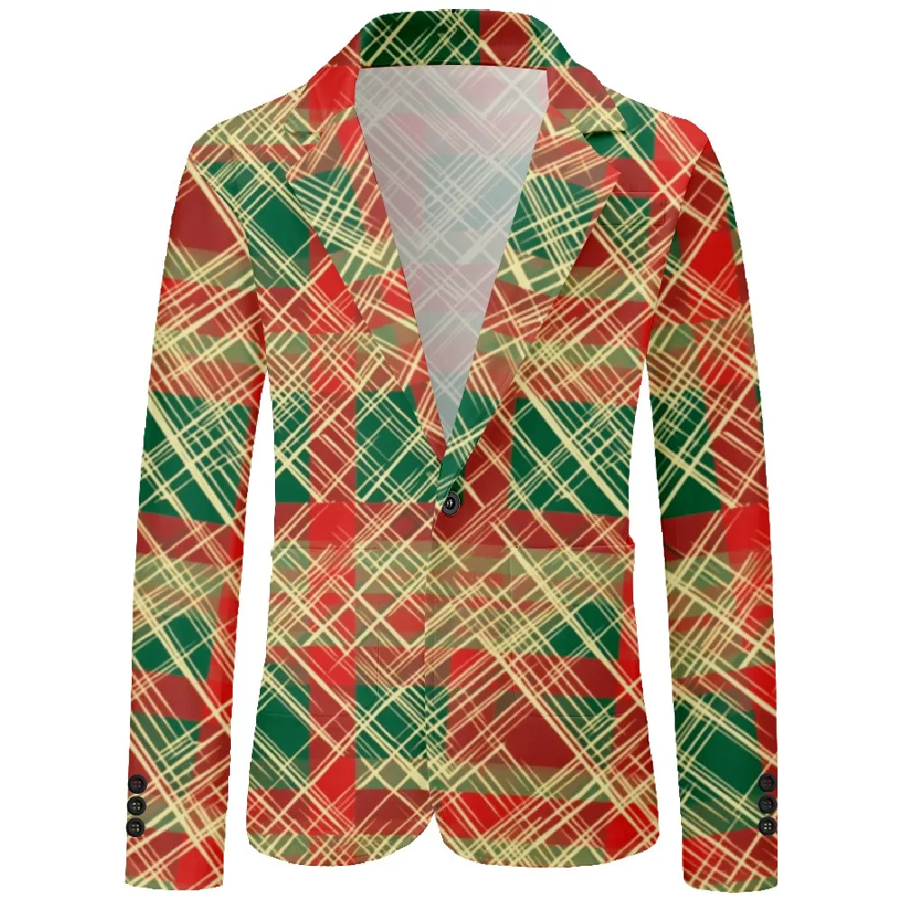 

Mens Blazer Lines Stripe Print One Button Vintage Casual Coat Reels Trendy Office Party Nightclub Jacket Slim Fit Blazers Outfit