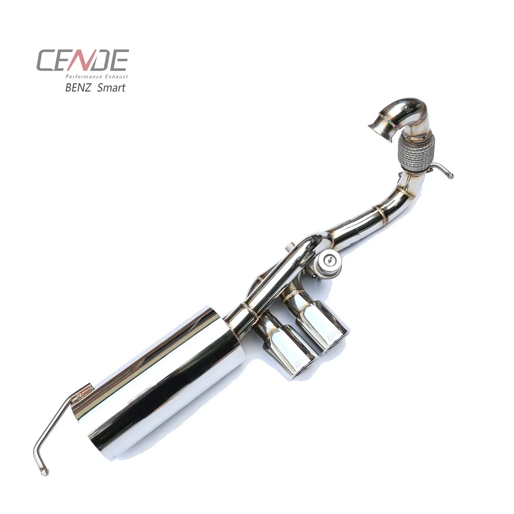 CENDE Race Car Performance Full or Catback Exhaust for BENZ Smart 453 Fortwo Muffler