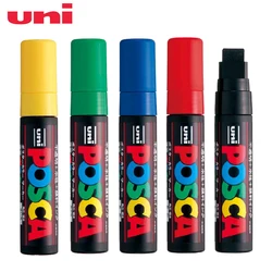 1Pcs Uni PC-17K 8 Color POSCA  Acrylic Marker Pen, 15mm Oversized Fiber Pen Head ,Graffiti Poster Creation Painting Art Supplies