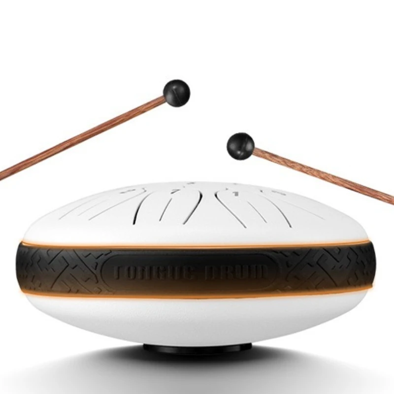 الصلب اللسان طبل 6 بوصة 11 لهجة المبتدئين طفل اللسان الطبول المهنية البسيطة التأمل طبلة ذات يد المحمولة قرع أداة