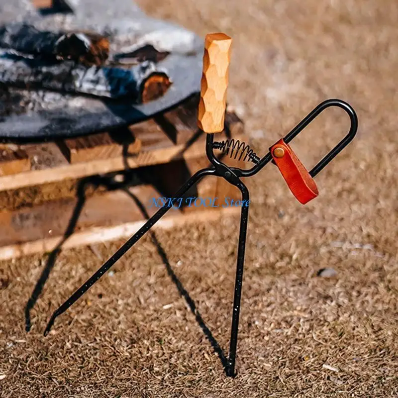 

L8RC Outdoor/Indoor Gripping Grabber Tool for Wood-Burning Pit or Fireplace