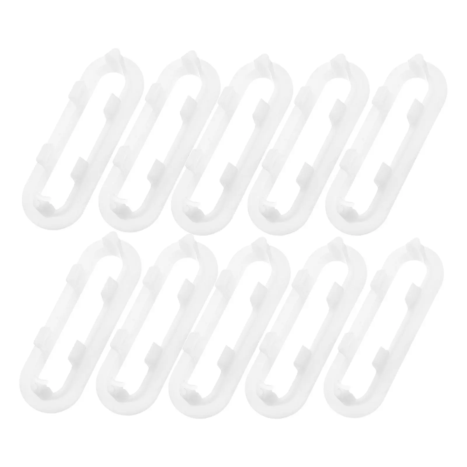 

10Pcs White Oval Sink Overflow Hole Cover Decorative Plate Basin Overflow Cap Kitchen Bathroom Drain Hole Cover Trim Insert