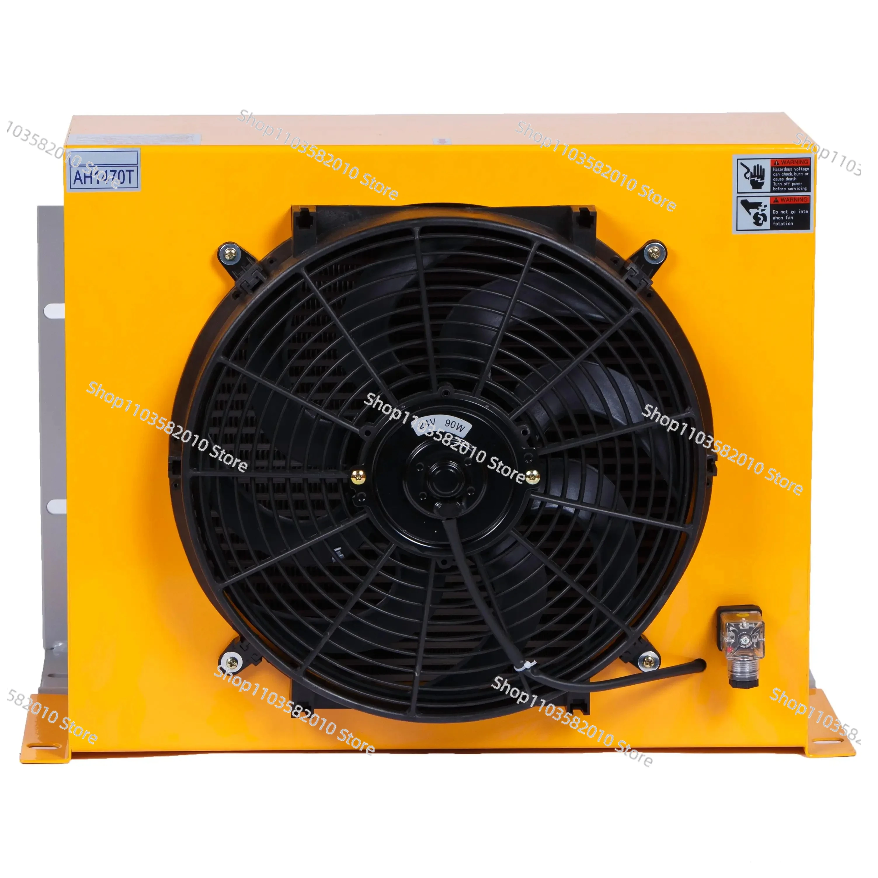 AH1470T Heat Exchanger Plate Aluminum Radiator Hydraulic System Air Oil Cooler With Fan Industrial AC220/380 DC12