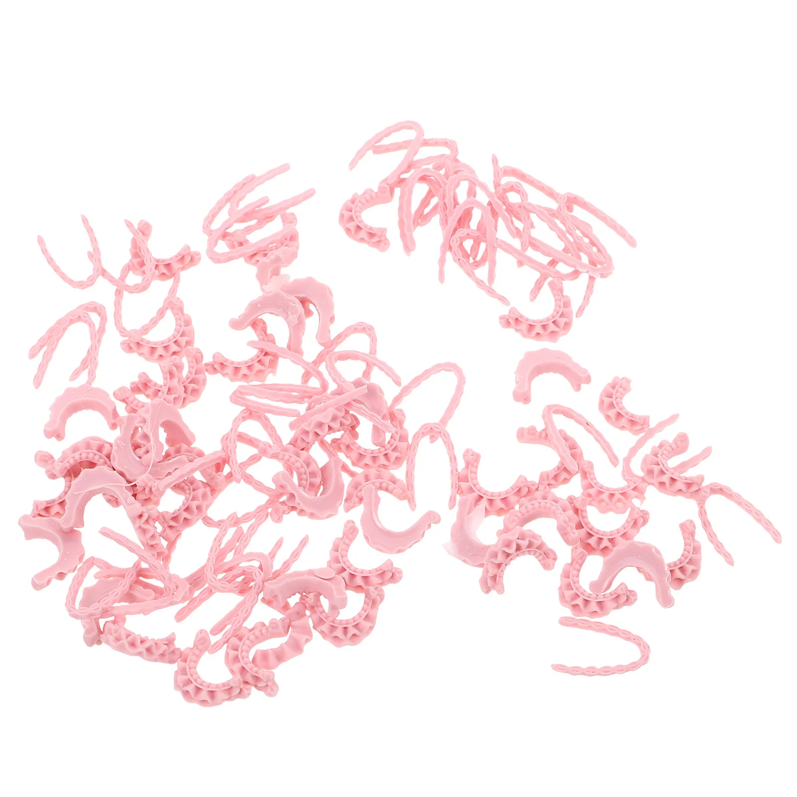 100 stuks Franse nagelbedels dubbellaags siliconen 3D valse tips voor diy manicure decoratie ambachtelijke sieraden kunstbenodigdheden