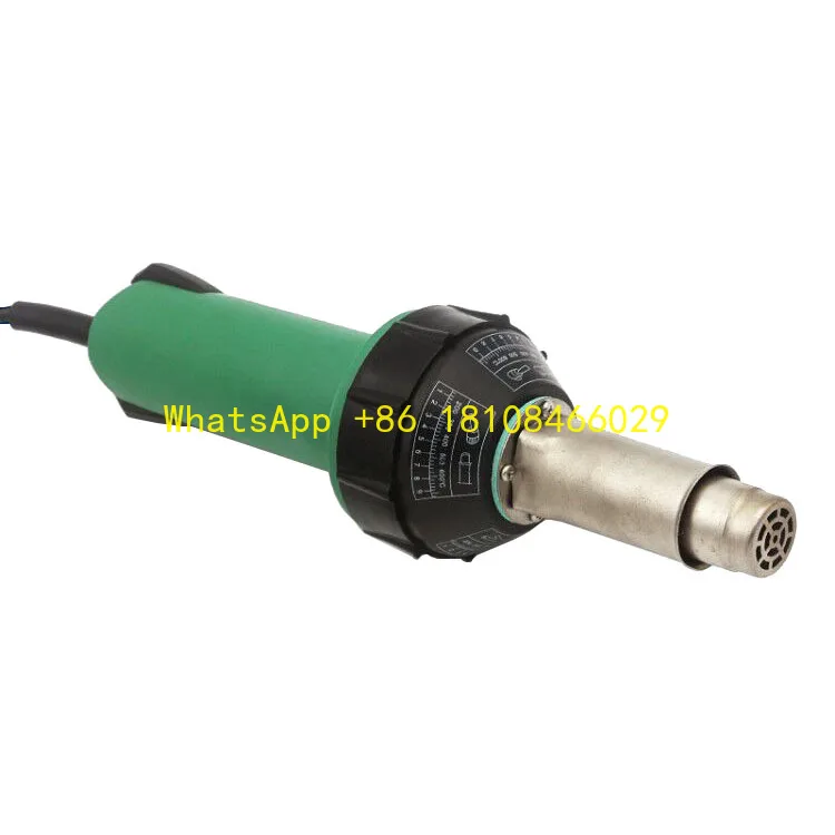 

high-performance 1600W Electric Heating 2 Tips Voltage Regulator Hot Air Torch Plastic Welder for PP PE PVC HDPE Membrane We