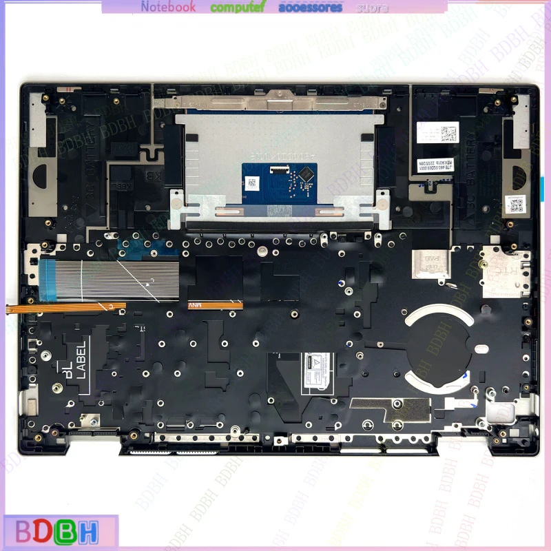 0VG9M1 For Dell Inspiron 14 7420 7425 2-in-1 Palmrest Backlit TouchPad Keyboard