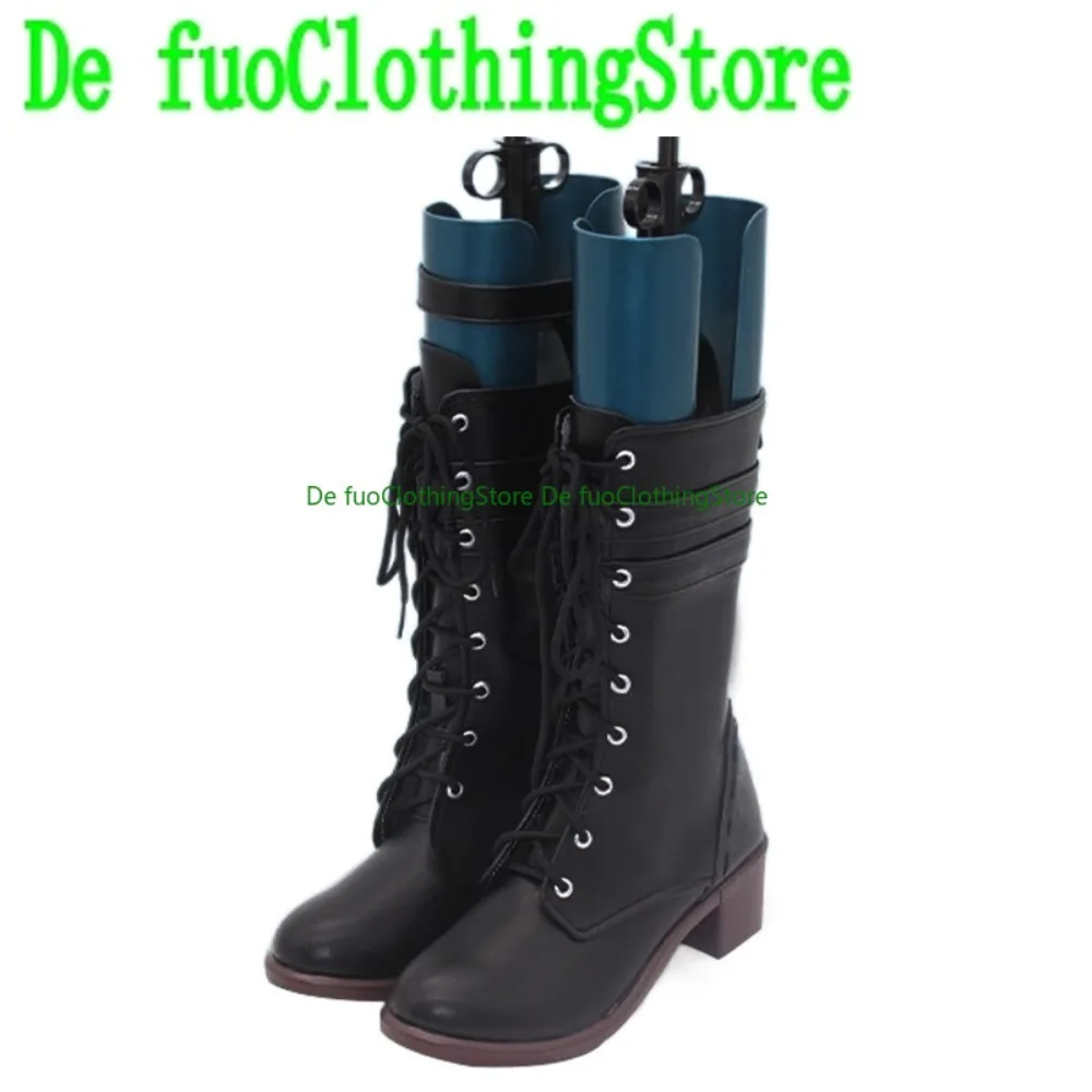 

DefuoClothing Genshin Impact Lynette Cosplay Shoes Anime Games Halloween Costumes Party Props Shoes