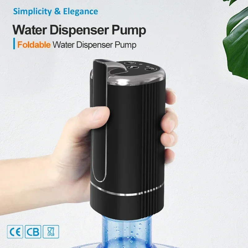 Electric Automatic Drinking Water Pump USB Charge Water Dispenser Bottle Pump Portable Mini Barreled Water Bottle Pump for Home