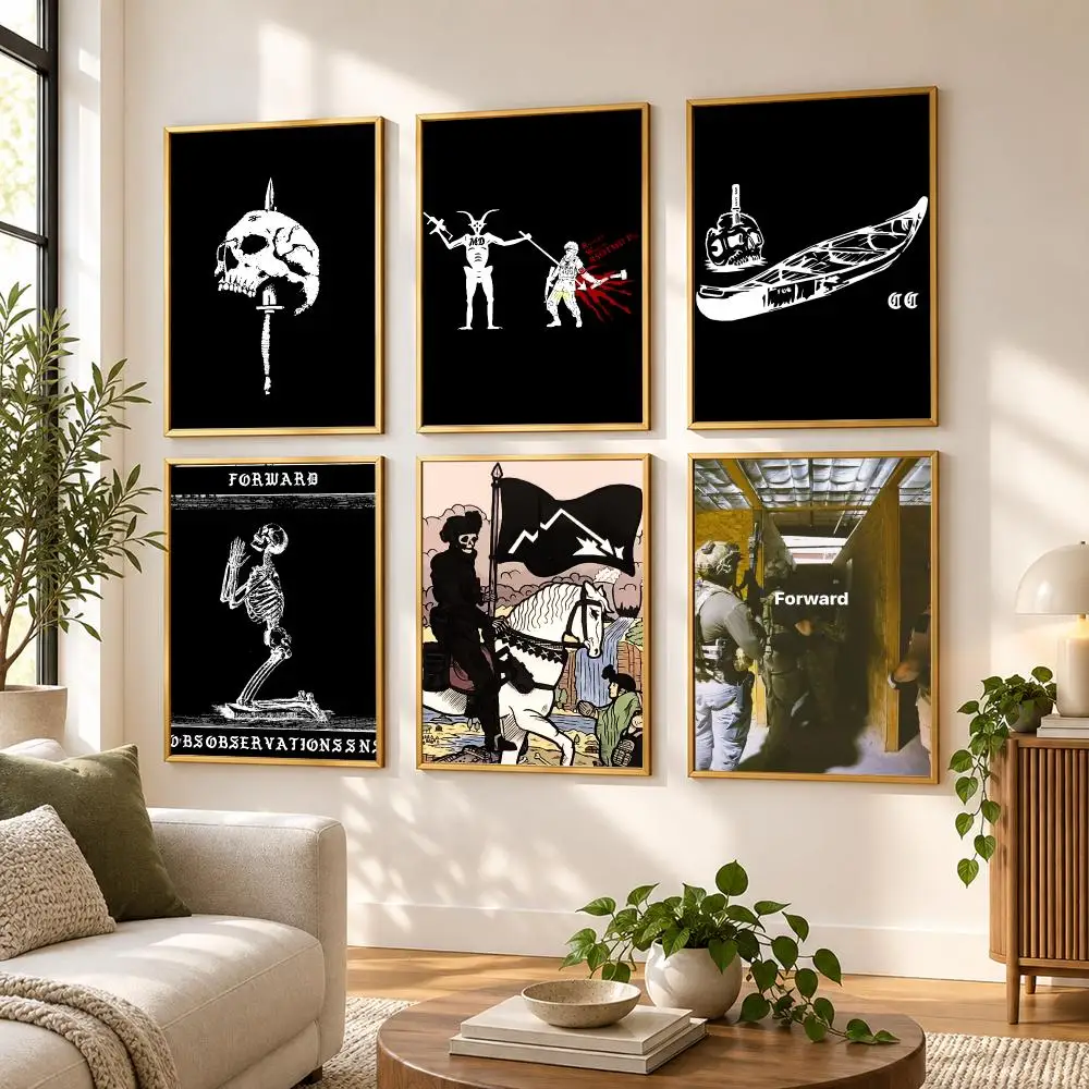 F-Forward O-Observations Group Poster HD art sticky wall waterproof home living room bedroom bar aesthetic decoration