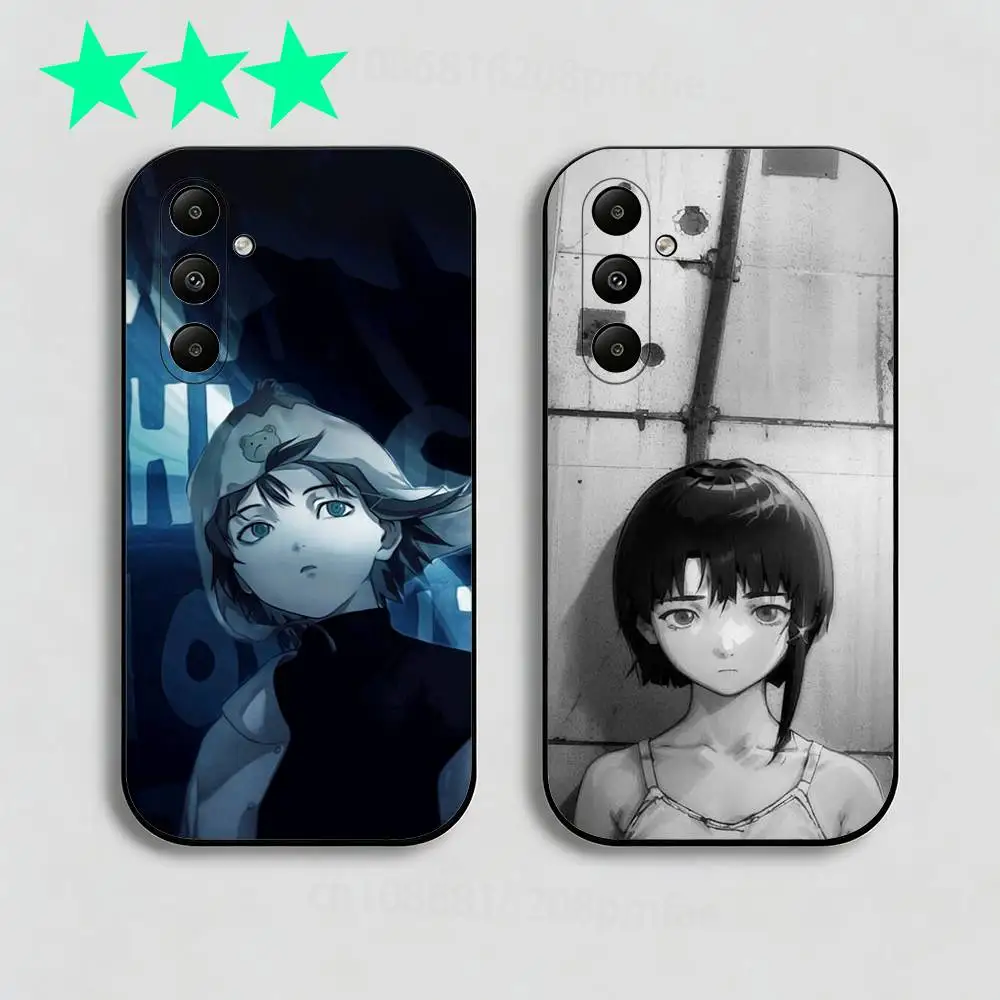 

S-Serial E-Experiments L-Lain Phone Case For Samsung Galaxy A13,21s,22,31,32,40,52,71,A91 Soft Black Shell